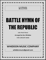 Battle Hymn of the Republic Concert Band sheet music cover